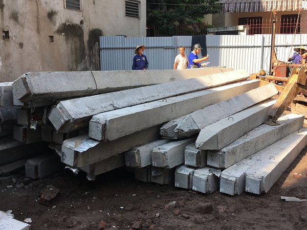 cọc bê tông vuông