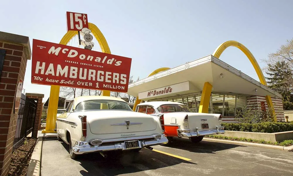 McDonald's first golden arches