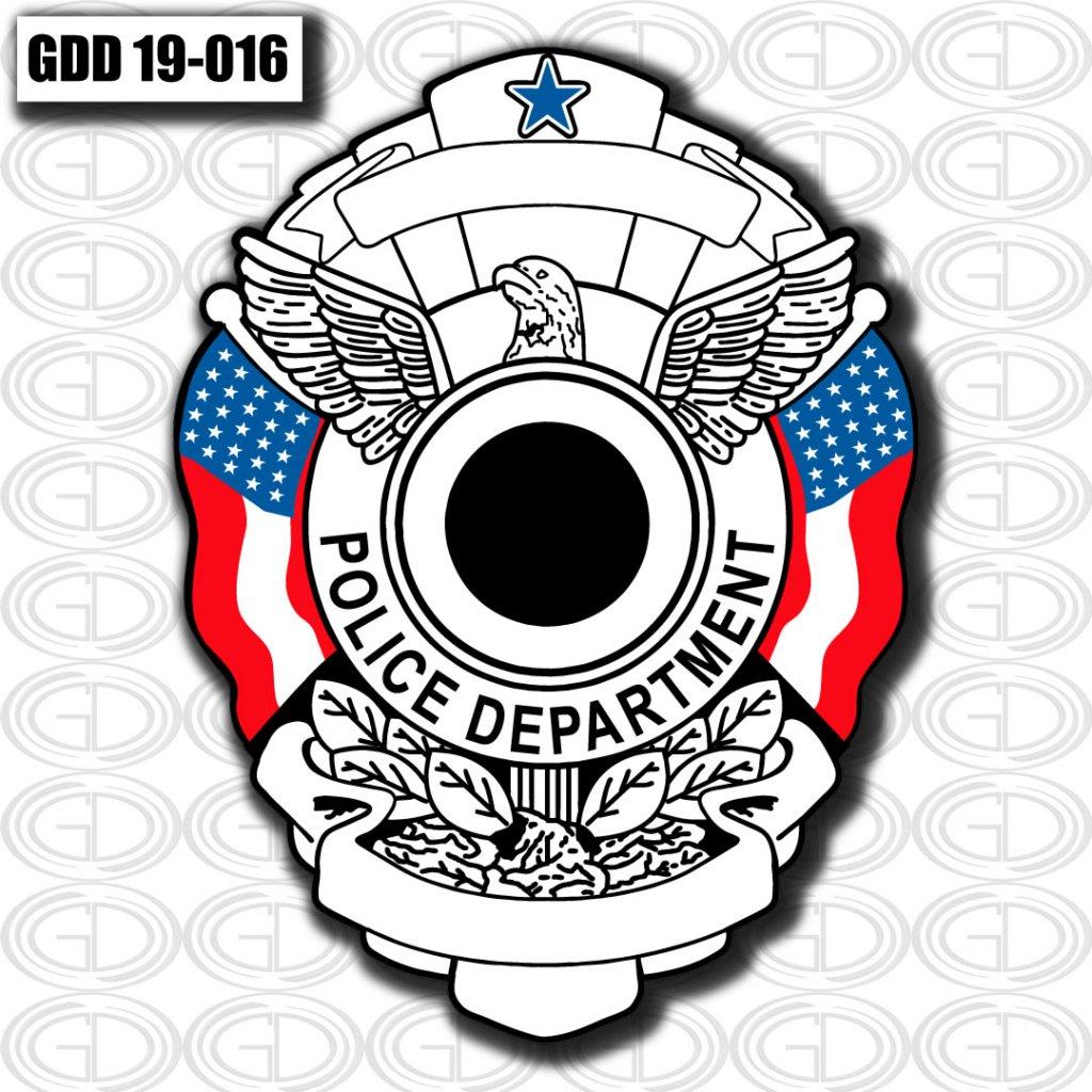 police decal GDD-19-016