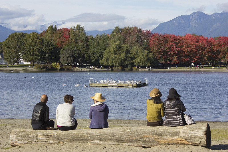 people relaxing at Trout Lake Park