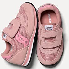 pink, baby sneaker, hook & loop strap