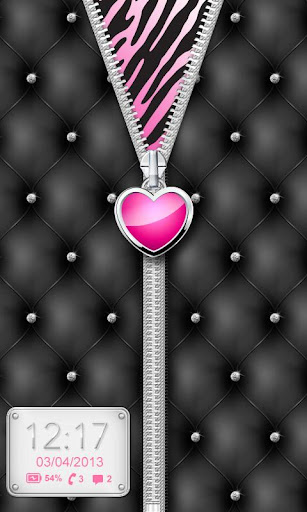 ♥ Heart Zipper Lock Screen ♥ apk