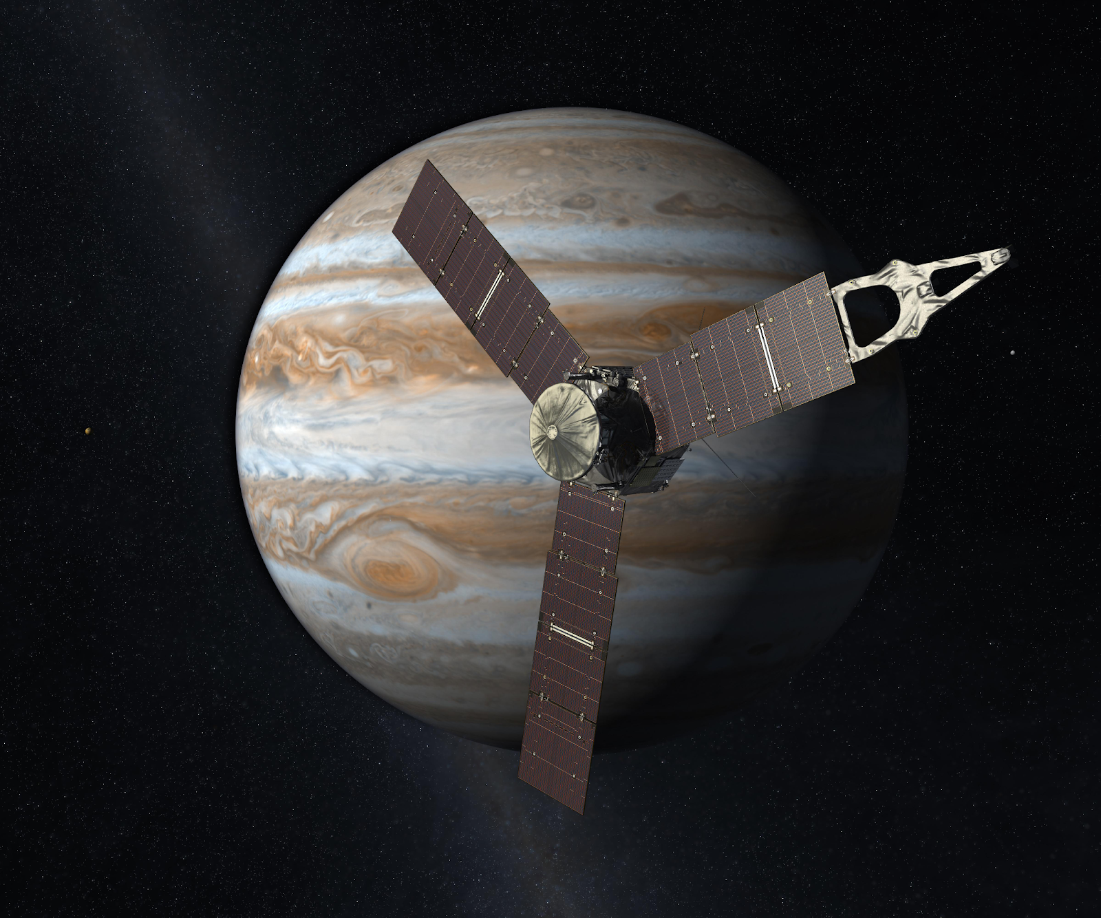 Візуалізація станції "Юнона" / Зображення: NASA