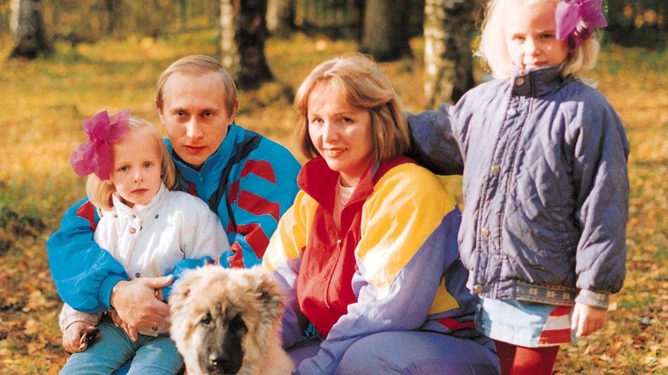 Владимир Путин с сеьмей