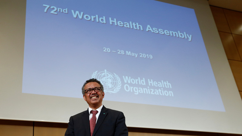 Transparency, migrant health wrap up 72nd World Health Assembly