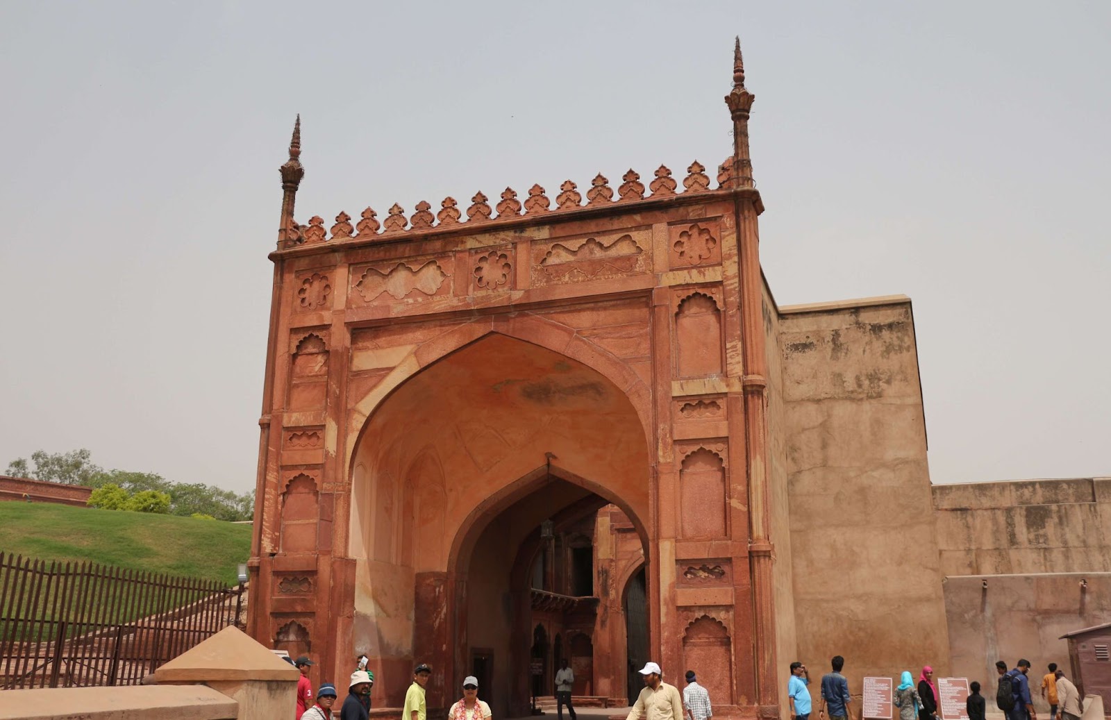 1 day in Agra, the entrance that leads to Janhangiri Mahal at Agra Fort, Red Fort Agra, India