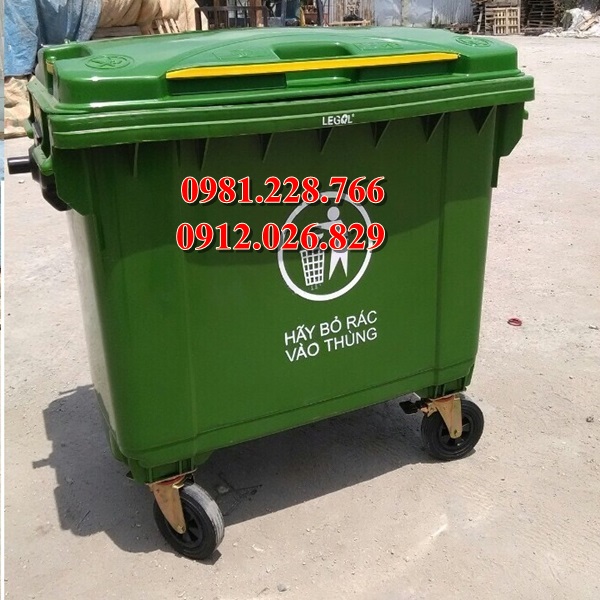 Công ty chuyên bán thùng rác công cộng 660 lít tại Quảng Trị