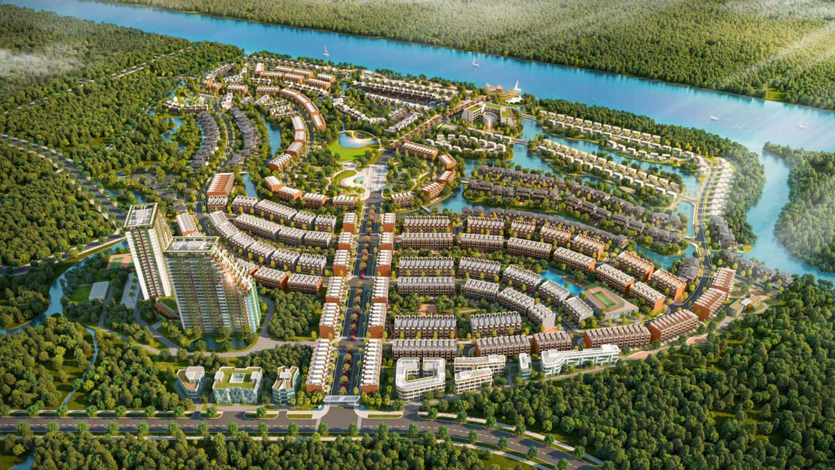 Mặt bằng dự án Ecopark Nhơn Trạch được thiết kế thông minh