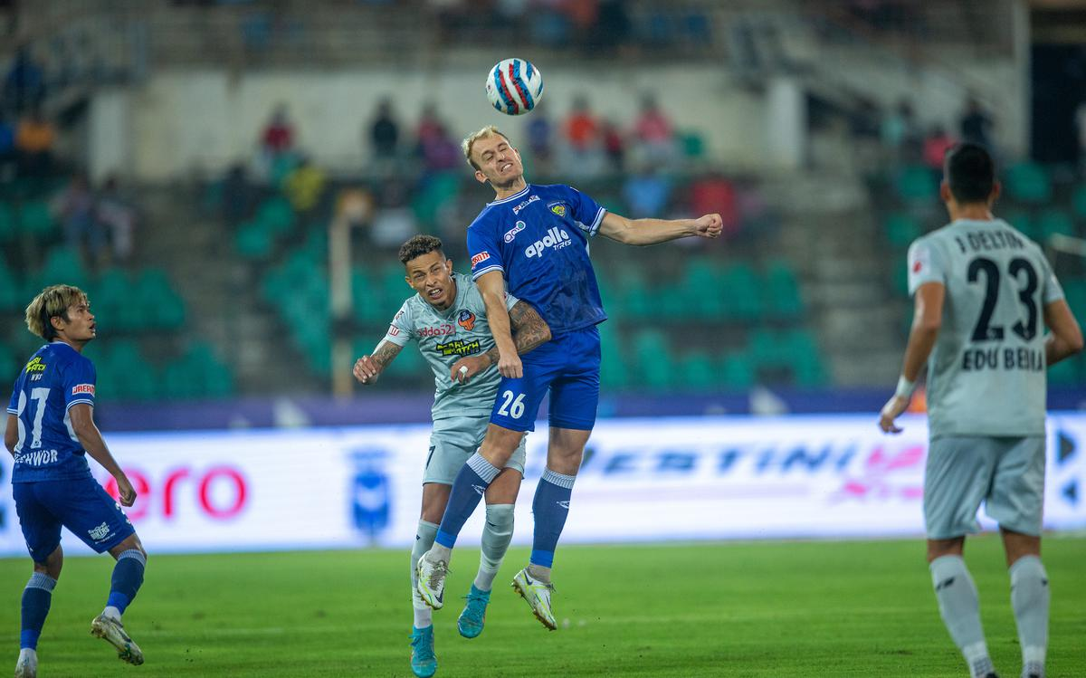 Noah Sadaoui had multiple attempts before eventually scoring in the dying minutes of the match