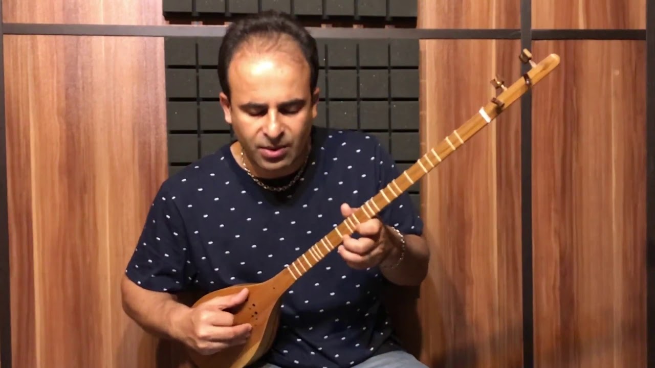 فیلم آموزش درآمد دوم آواز بیات ترک جواب‌ آواز ردیف استاد عبدالله دوامی نیما فریدونی سه‌تار
