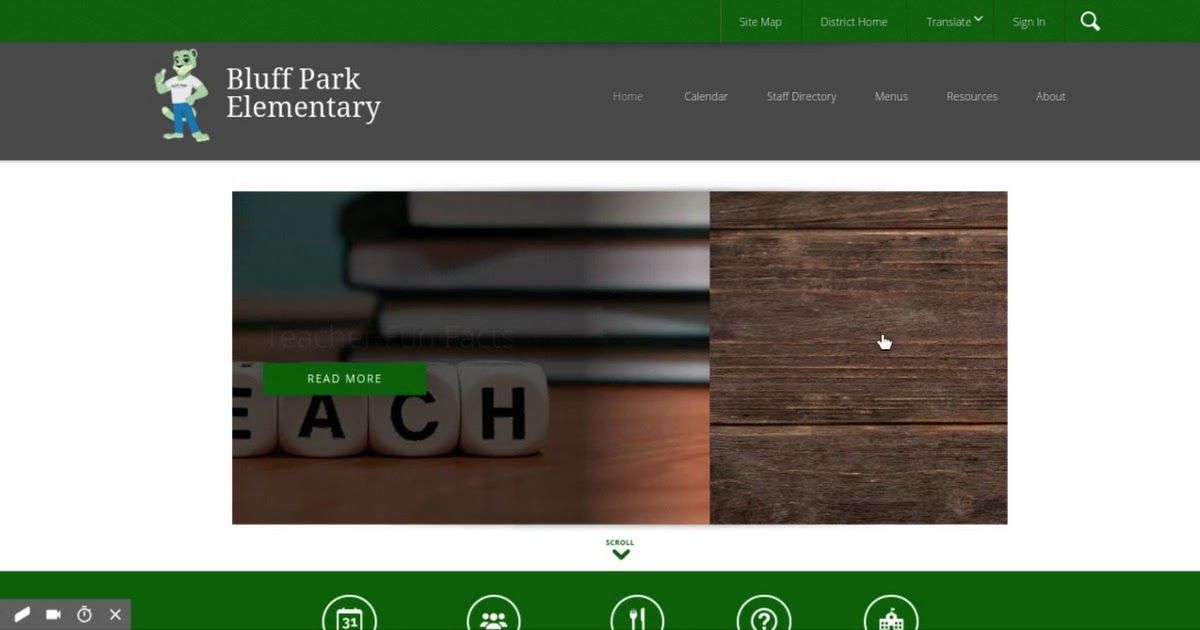 Bluff Park Elementary / Homepage.webm