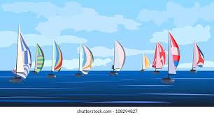 Racing sailboat Stock Illustrations, Images & Vectors | Shutterstock