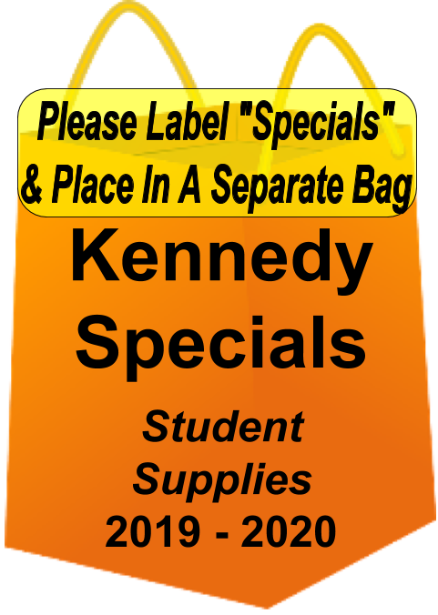 Student Supply List Kennedy Academy