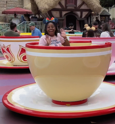 Octavia Elease at Disneyland
