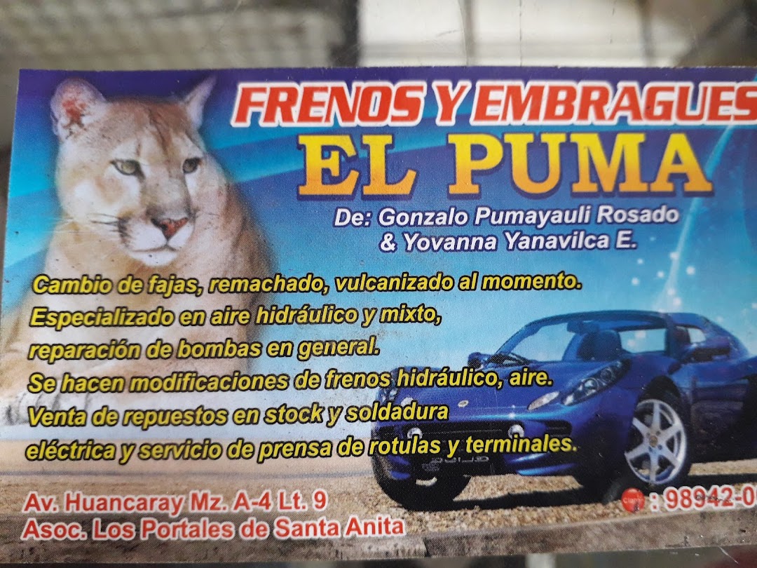 Frenos Y Embragues El Puma