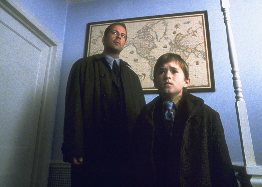 Bruce Willis and Haley Joel Osment in "The Sixth Sense"