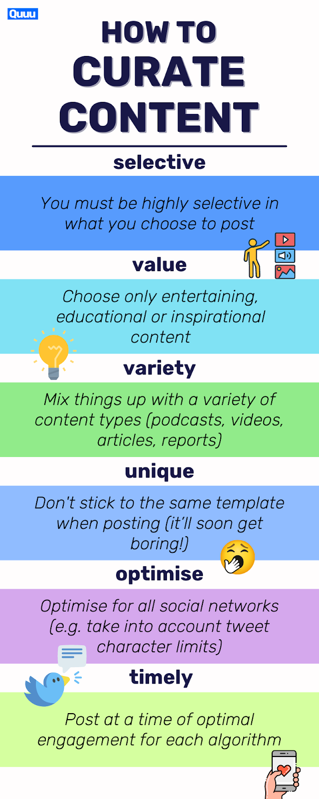 How to curate content with 6 tips.