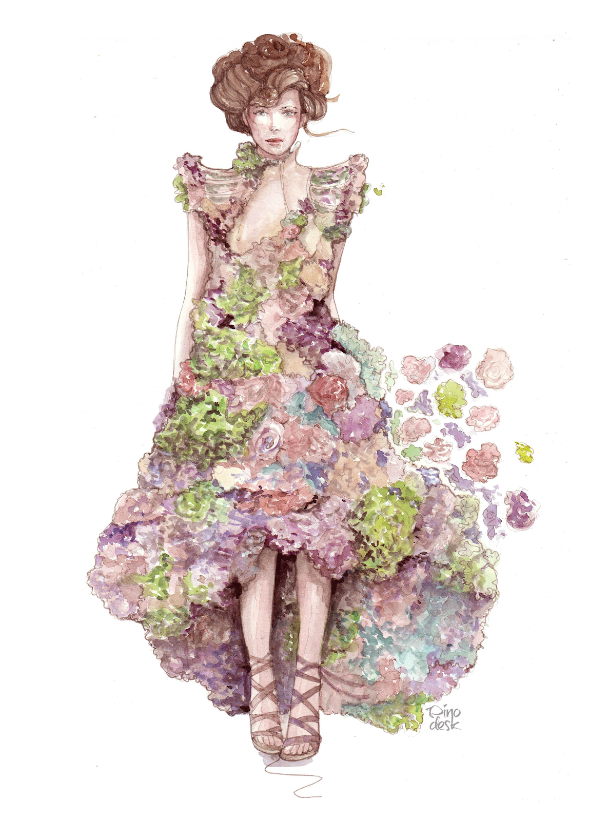 vestido floral
