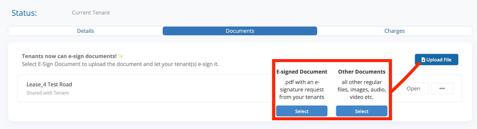 online lease signing