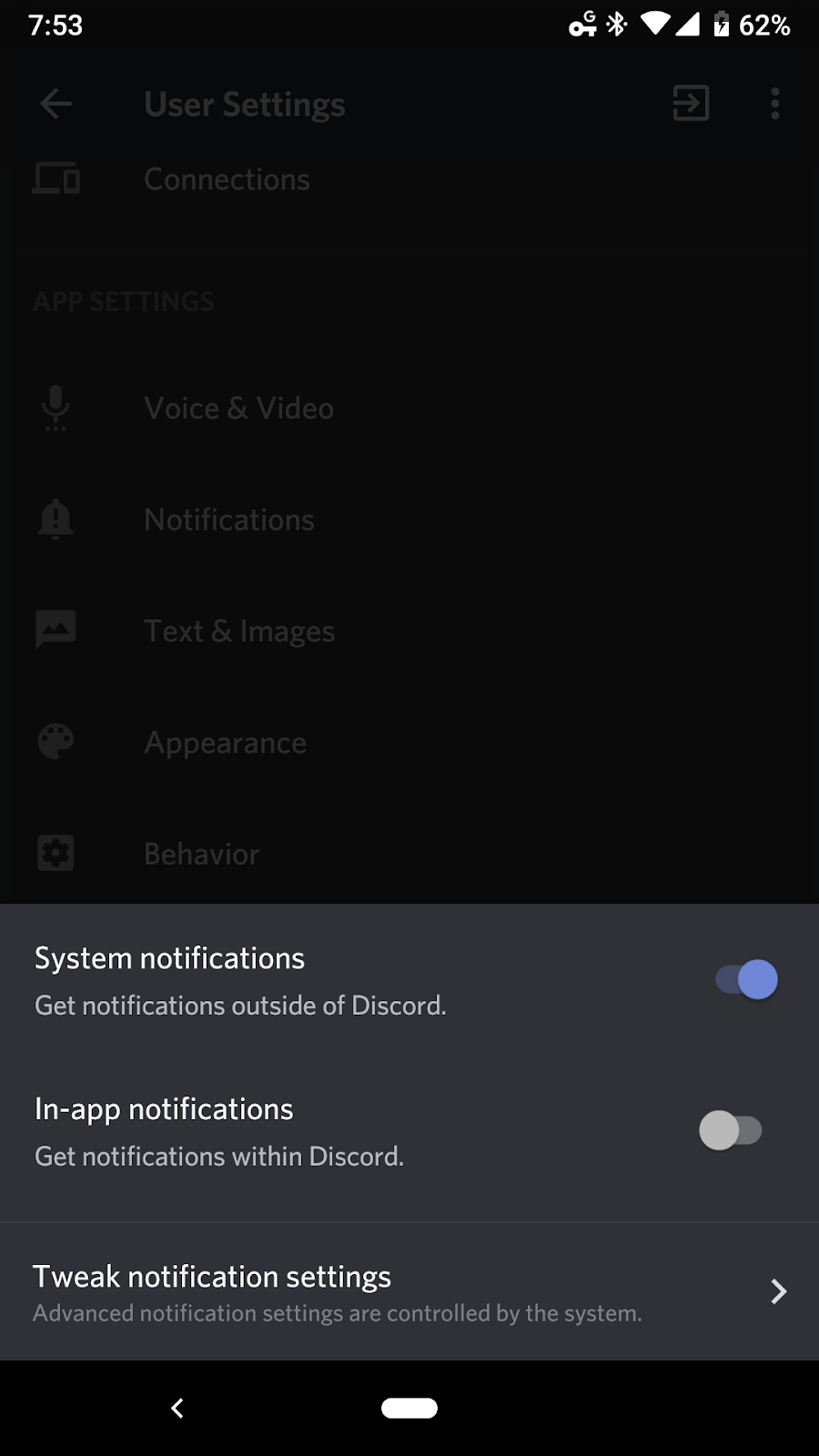  Turn On Notifications Within the Discord app