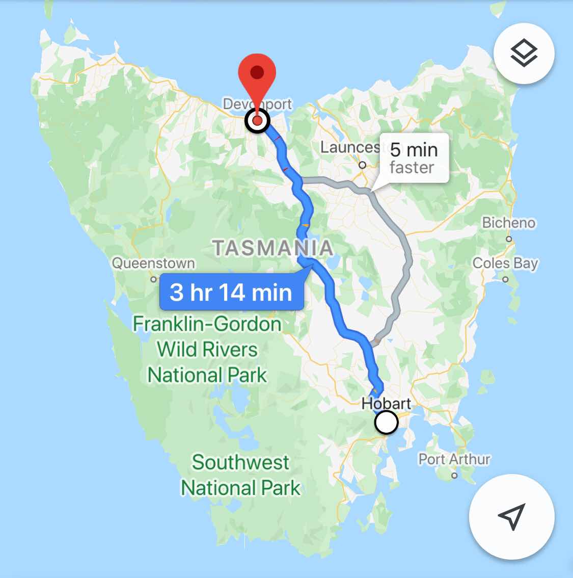 travel from melbourne to hobart