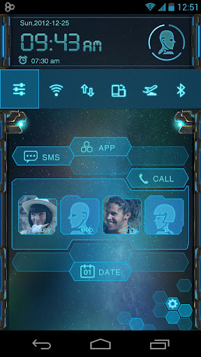 EVA Toucher Theme GO Launcher apk