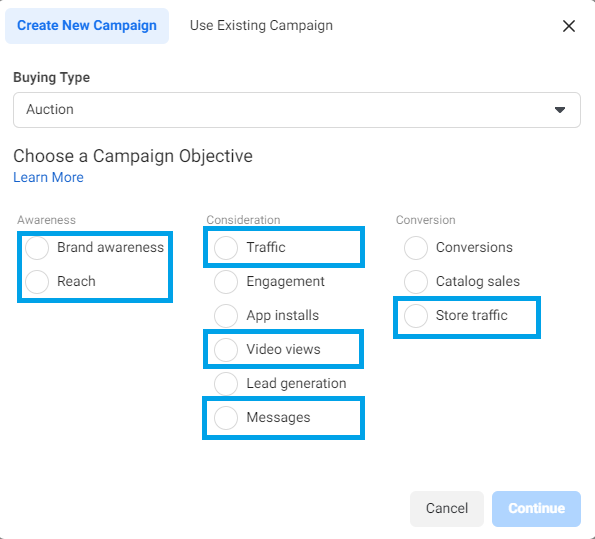 Choose a Suitable Objective that Works Best to Boost Grocery Sales via Facebook Ads - Lia infraservices