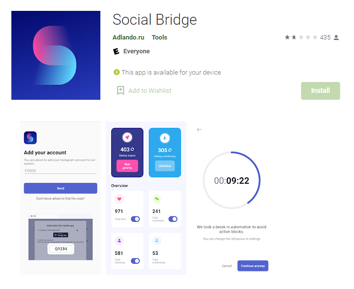  Social Bridge app