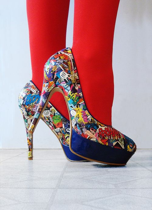 24 Crafts To Totally Geek Out About | Comic book shoes, Diy shoes, Shoes  hack