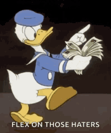 duck with money