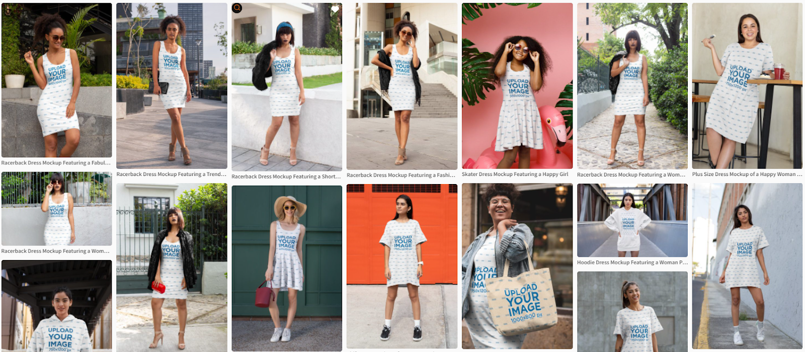 Print On Demand Dresses: Placeit Mockup