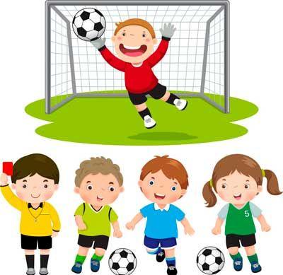 Ideas para trabajar el fútbol en el Jardín. | Niño jugando futbol ...