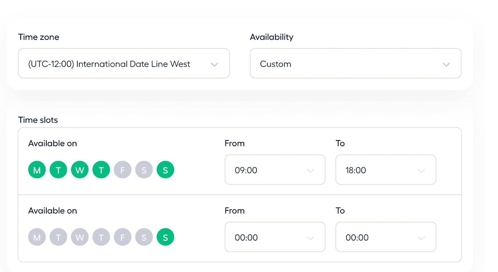 Aircall scheduling feature