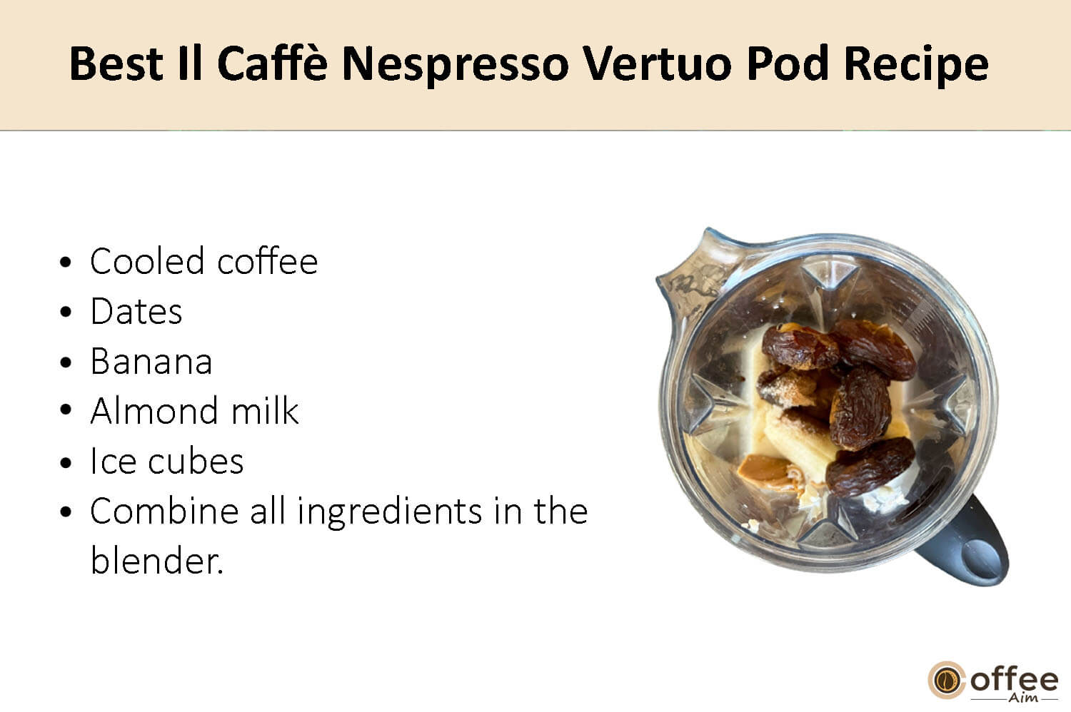 In this image, I clarify the preparation instructions for crafting the finest Nespresso Vertuo coffee pod.