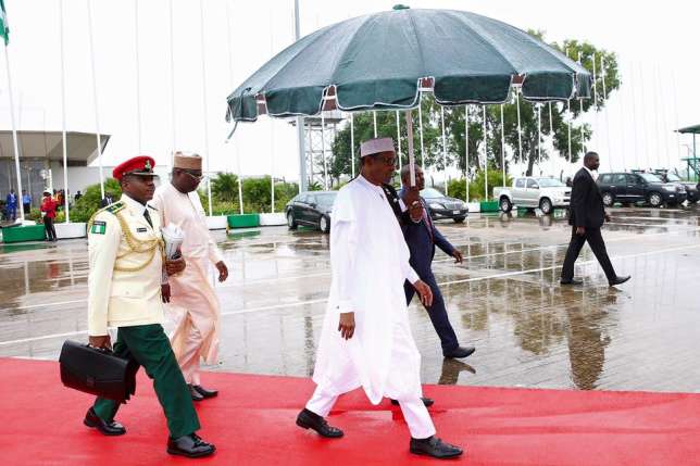 President Muhammadu Buhari departs Abuja for Kenya to attend the 6th Tokyo International Conference on African Development.