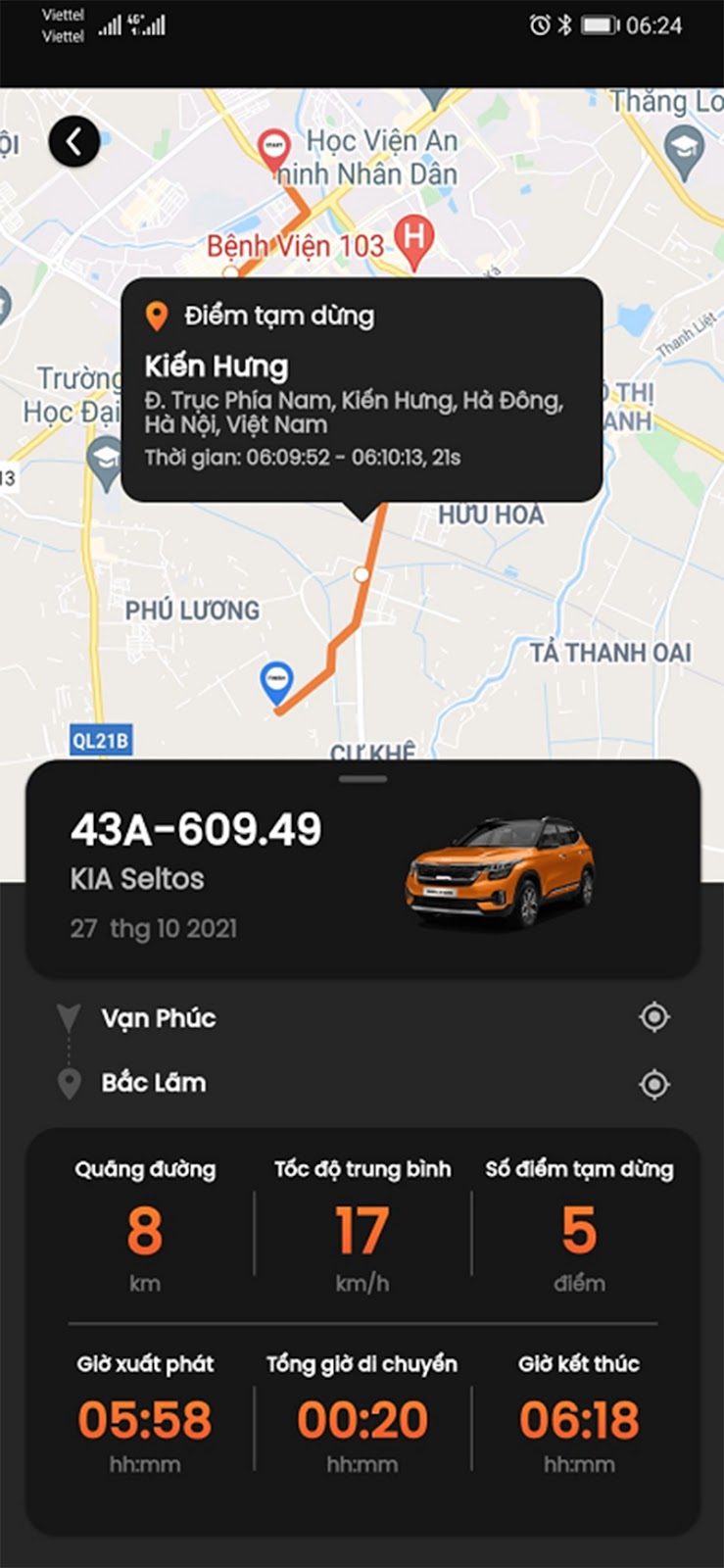 Phần mềm  ICAR Tracking