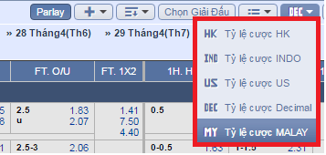 Cách tính tiền trong cá độ bóng đá trực tuyến tại nhà cái 3 Cách tính tiền trong cá độ bóng đá trực tuyến tại nhà cái 3
