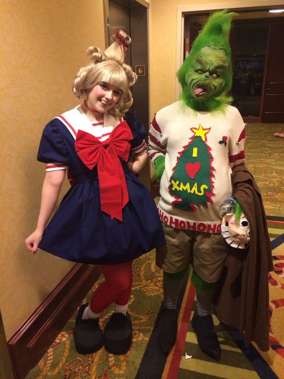 the Grinch costume 