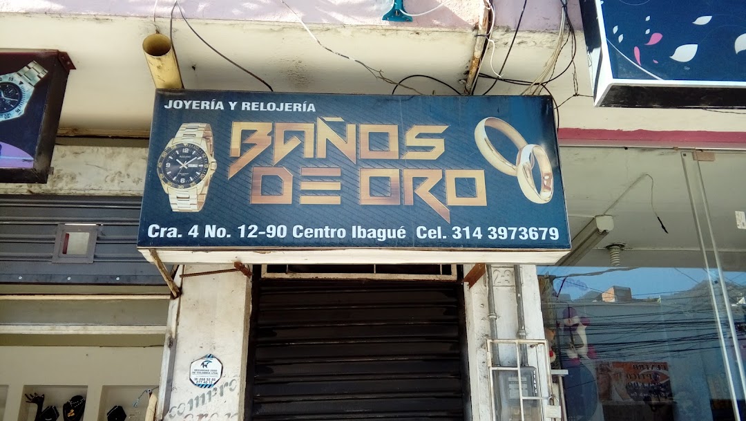 Joyeria y Relojeria Baños de oro