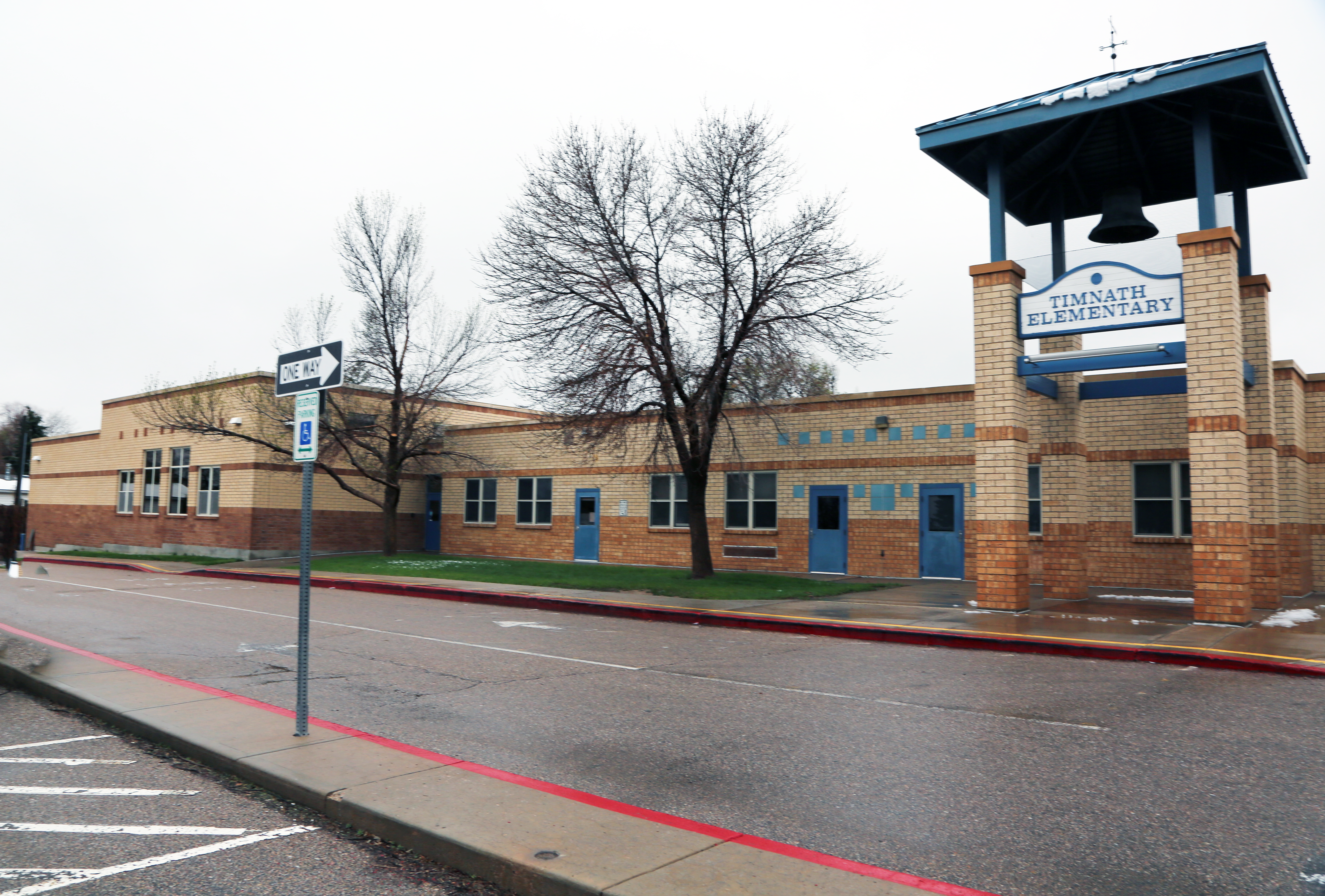 The front of Timnath Elementary School.