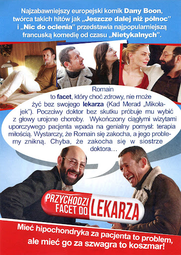 Tył ulotki filmu 'Przychodzi facet do lekarza'