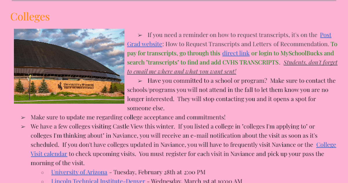 Post Grad Newsletter February 23