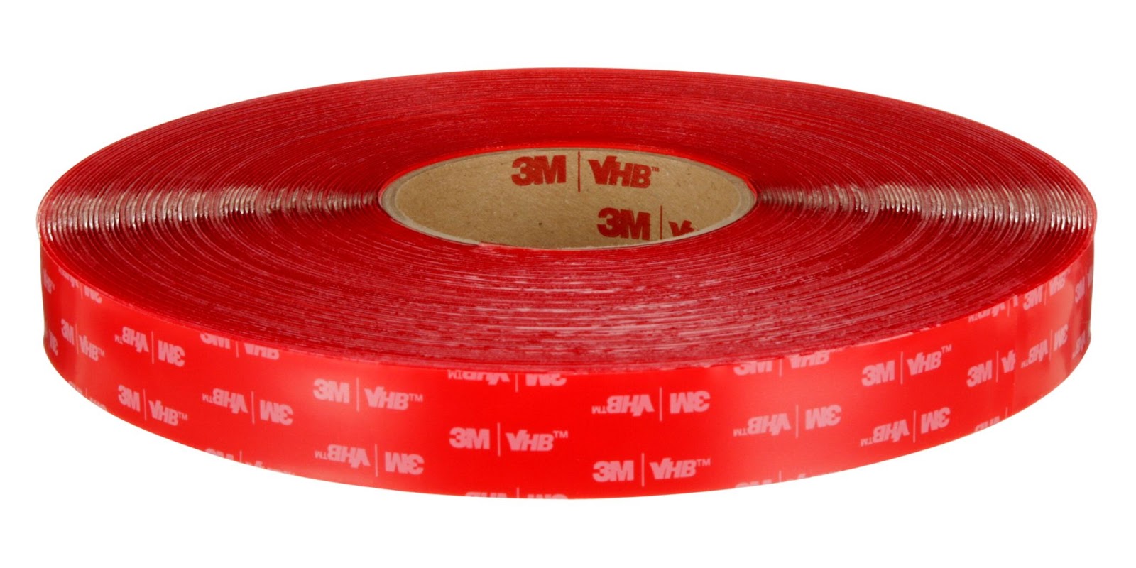 3M 4910 VHB Heavy Duty Transparent Double Sided Tape Clear 1 Inch x 15 ft