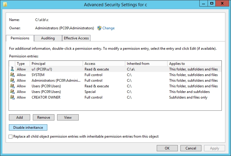 NTFS Permission 45