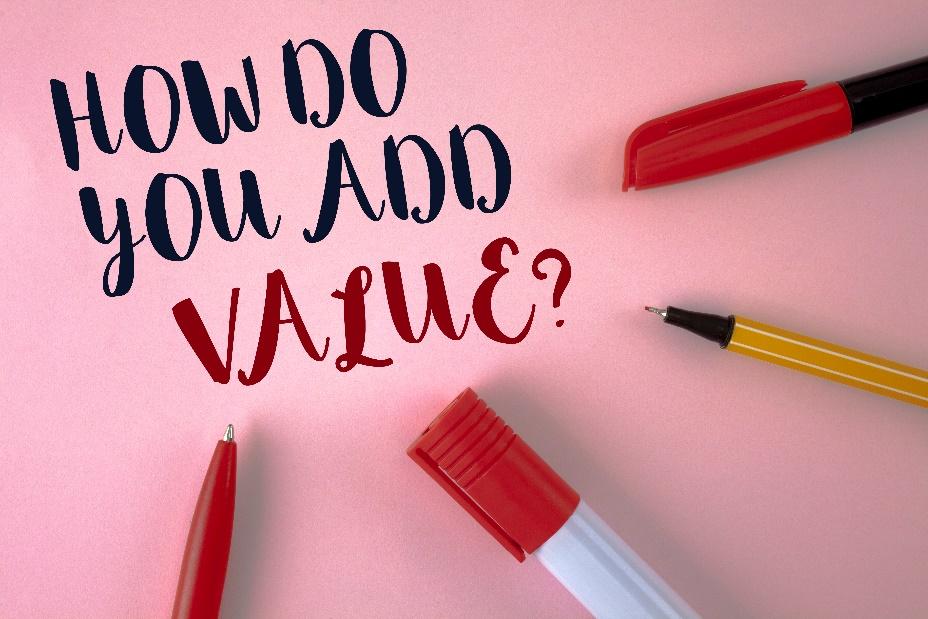 how do you add value