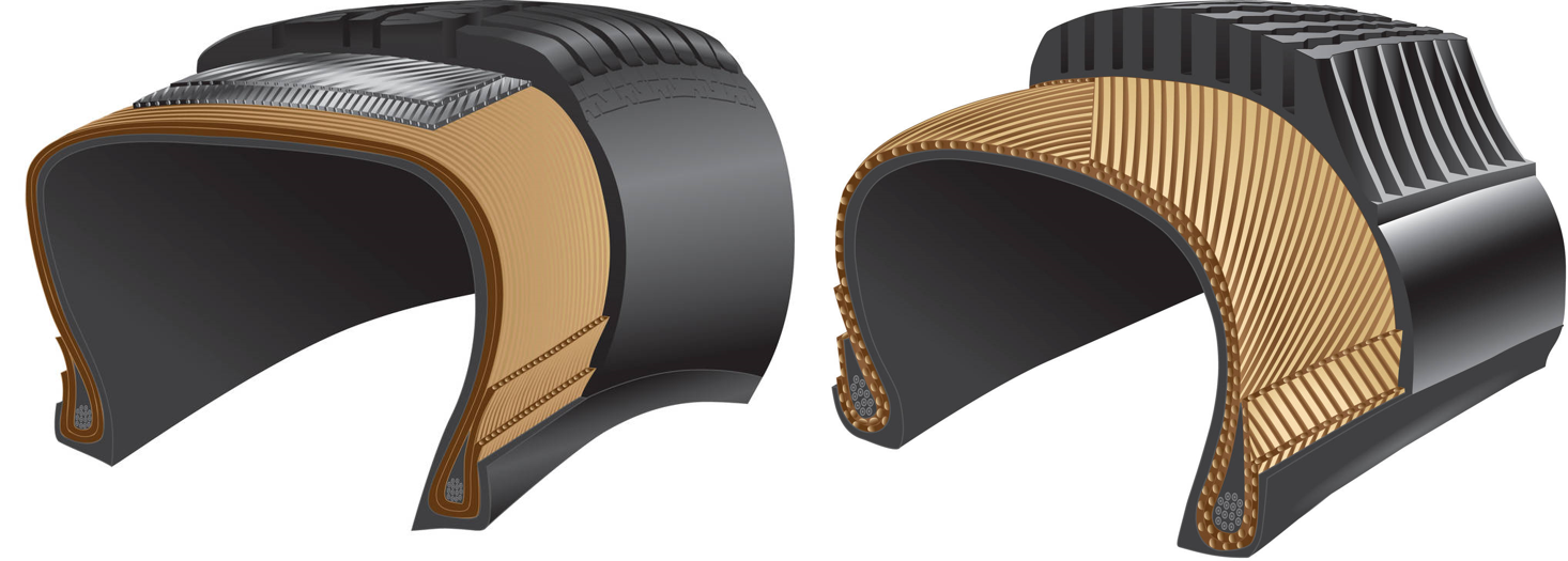 Radial vs. Bias Ply tyre construction