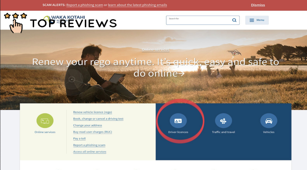 New Zealand Transport Agency (NZTA) website