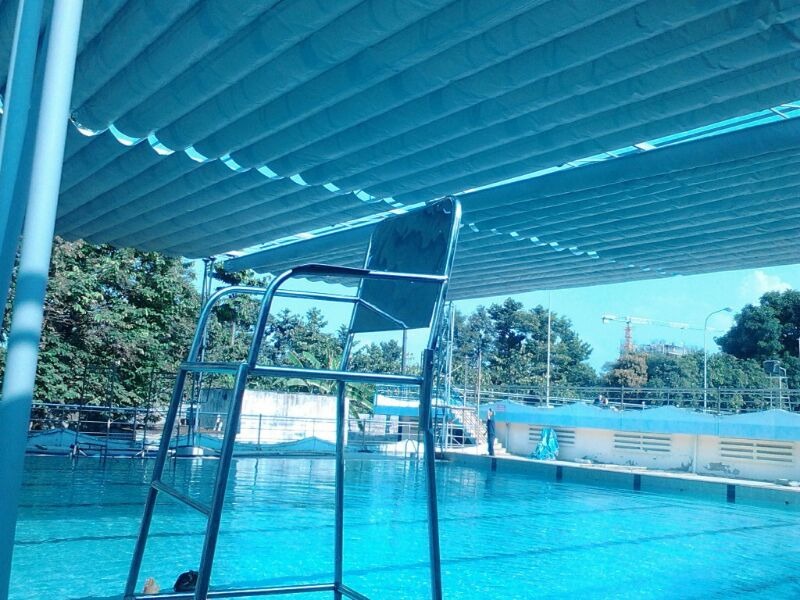 Thi công lắp đặt mái che hồ bơi tại Đồng Nai
