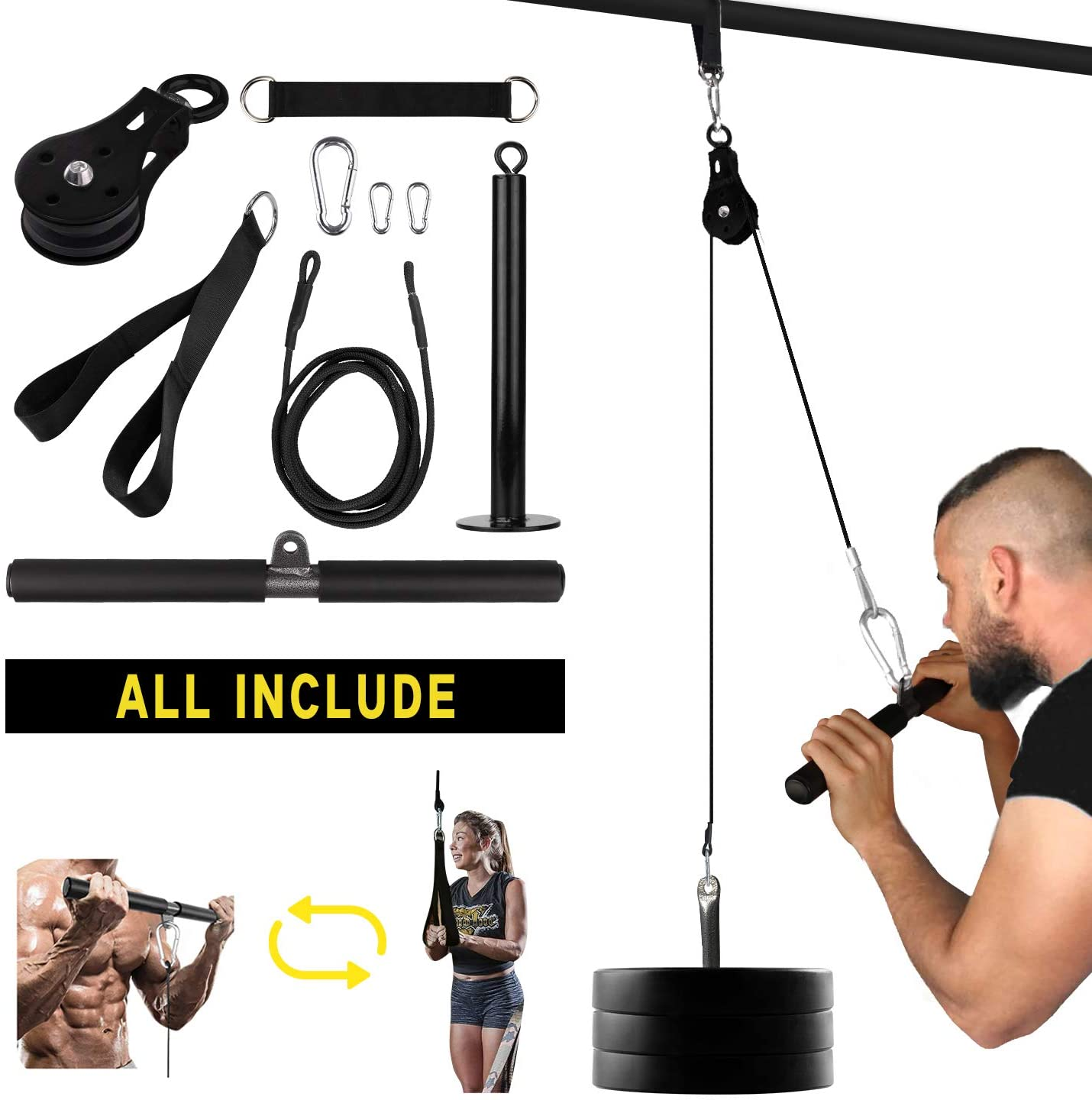 ARCHON Fitness Single Pulley Cable Station is cheaply made meant for short-term use