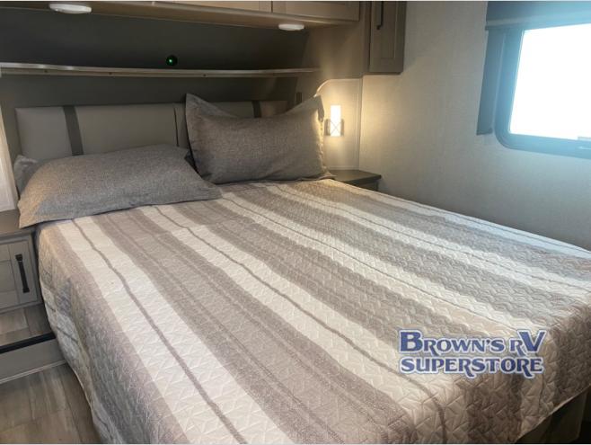 The master bedroom provides a large bed to ensure you get a great night’s sleep.